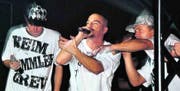 Die Thurgauer Rap-Combo Reim Rammler & Jamayl Da Tyger in Aktion. (Bild: Katrin Ilg)