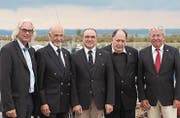 Sie halten den Verband auf Kurs: Harald Vetter, Mario Cattarozzi, Martin Lepple, Werner Neyer und Paul Minz. (Bild: PD)