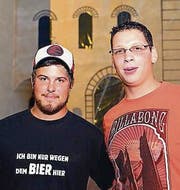 Friltschen feiert auch: Jurij Bürki und Lukas Trachsler. (Bild: Photographer:Rupper Christian)