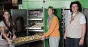Die Dörr-Frauen Isabelle Baumberger (von links), Gabi Graf und Claudia Gemperli. (Bild: PD)