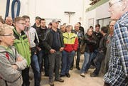 Die Informationen zur Bremstechnik stiessen auf grosses Interesse. (Bild: Christof Lampart)