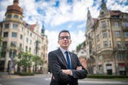 Kantonsrat Ivan Louis (SVP) ist der neue St.Galler Kantonsratspräsident. (Bild: Benjamin Manser)