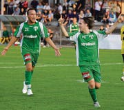 Die Spieler des FC Kreuzlingen wollen auch in der kommenden Saison wieder jubeln. (Bilder: Mario Gaccioli)