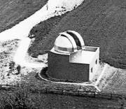 Aufnahme aus dem Jahr 1969: Damals befand sich die Sternwarte in Kreuzlingen-Bernrain noch im Bau. (Bild: PD)