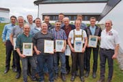 Die Kühe von 13 Bauern erreichten eine Lebensleistung von über 10 (Bilder: MBR)