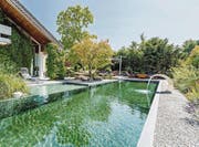 Swimmingpool ohne Chemie: Diese Naturpool-Anlage von Erni Gartenbau hat bei der Pondy-Award-Verleihung den 2. Platz belegt. (Bild: pd)