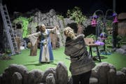 Schauspieler proben für die Premiere am 17.März. Ab 18. März finden täglich um 15 Uhr Aufführungen statt. (Bild: Benjamin Manser)