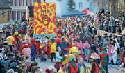 Die Jungwacht organisierte den ersten Lenggenwiler Umzug – 40 Jahre später ist sie mit vielen Clowns dabei. (Bilder: Zita Meienhofer)