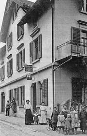 Das Restaurant zum goldenen Fass um 1900. (Bild: pd)