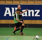 Dave Obrist (hinten) war bester Herisauer Torschütze. (Bild: PF)