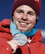 Beat Feuz, zweifacher Schweizer Medaillengewinner. (Bild: EPA)