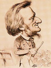 Mann von Einfluss: Richard Wagner in einer zeitgenössischen Karikatur.