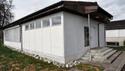 Der Pavillon diente zuletzt der Sek als Schulraum. (Bild: Markus Schoch)