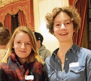 Isabelle Baltensperger und Sara Schnellmann schätzen die Jungbürgerfeier.