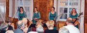 Am Sonntag konzertierte das Manesse Quartett im Baronenhaus. (Bild: Carola Nadler)