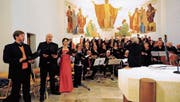 Pater Martin Werlen hielt die Festpredigt. (Bilder: PD)