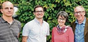 David Neher, Roman Schegg, Christa Müller und Markus Schweizer (von links). (Bild: pd)