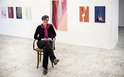 Ute Klein reagiert mit ihren Spiegelarbeiten auch auf die Raumsituation der Galerie. (Bild: Sabrina Stübi)