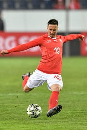 Beim WM-Testspiel gegen Panama ist der Stürmer Mario Gavranovic an drei von sechs Toren direkt beteiligt. (Bild: PETER SCHNEIDER (KEYSTONE))