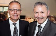 Felix Müller (links) übernimmt von Remo Michel. (Bild: Barbara Hettich)