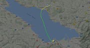 Die Route von Altenrhein nach Friedrichshafen. (Bild: Screenshot)