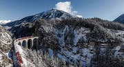 Der Landwasser-Viadukt ist das Wahrzeichen der Rhätischen Bahn. (Bild: Andrea Badrutt/swiss-image)
