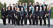 Aktuell sind 26 Frauen Mitglieder des Frauenchors Frohsinn. Geleitet wird der Chor von Brigitte Sennhauser. Präsidentin ist Johanna Federer. (Bild: PD)