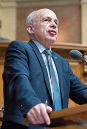 Finanzminister Ueli Maurer. (Bild: Anthony Anex/KEY (Bern, 13. Dezember 2017))