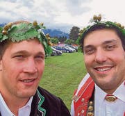 Martin Glaus (links) und Daniel Bösch erreichten beide den Kranz. (Bild: pd)