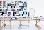 Die Austellung zum Wettbewerb «Die schönsten Schweizer Bücher 2014» im Helmhaus Zürich. (Bild: Guadalupe Ruiz/Bundesamt für Kultur)