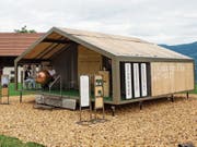 Bruder-Klaus-Pavillon mit der Zeitkapsel gleich beim Ein- und Ausgang. (Bild: PD)