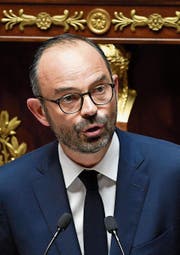 Edouard Philippe verlas gestern vor der Nationalversammlung seine Regierungserklärung. (Bild: Julien de Rosa/EPA (Paris, 4. Juli 2017))
