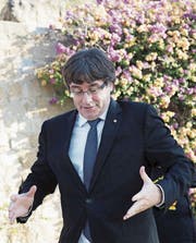 Der katalanische Ministerpräsident Carles Puigdemont ist unter Druck. (Bild: Marta Perez/Imago (15. Oktober 2017))