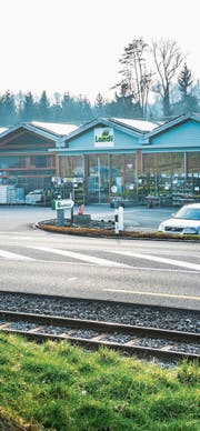 Die Landi-Liegenschaft an der St. Gallerstrasse in Matzingen. (Bild: Andrea Stalder)