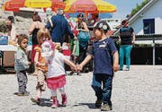 Jung und Alt besuchten das Spielgruppenfest in Goldach. (Bild: pd)