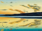 Ein frühes Werk: Adolf Dietrichs «Abendstimmung am See» entstand bereits 1919. (Bild: Kunstmuseum Thurgau)