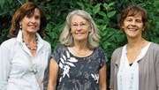 Gehen in Pension: Verena Zuberbühler, Gerda Kimoto und Elsbeth Blumer. (Bild: Markus Bösch)