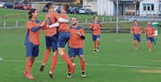Der FC Trübbach darf jubeln: Zum Abschluss der Vorrunde bezwang man Ruggell II mit 3:0 und überwintert somit über dem Strich. (Bild: Robert Kucera)