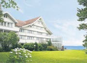 Aus der ehemaligen Pension Nord in Heiden wird das Hotel Muhr. (Bild: Fotomontage: pd)
