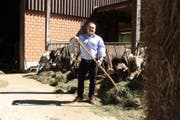 Landwirtschaft war Guido Brühlmanns Kernthema im Kantonsrat. Im Moment ist das Bauern für ihn vor allem ein Ausgleich, eine «schöne Routine». (Bild: Sabrina Stübi)