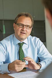 Jürg Zingg will in den ersten drei Monaten vor allem den Mitarbeitern zuhören. (Bild: PD/Daniel Duschletta)