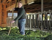 Markus Hausammann, Präsident des Verbandes Thurgauer Landwirtschaft, in seinem Stall in Langrickenbach. (Archivbild: Reto Martin)