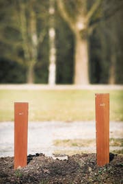 Wenige moslemische Gräber auf dem Friedhof Feldli in St.Gallen sind belegt. (Bild: Jakob Ineichen)