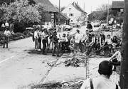 Friedlicher Auftakt: Anfangs herrschte beinahe Open-Air-Stimmung.