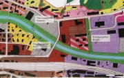 Ein Blick auf die Planungsgebiete, welche mit der neuen Sportinfrastruktur in der Gemeinde Wattwil in Verbindung stehen. (Bild: pd/Gemeinde Wattwil)