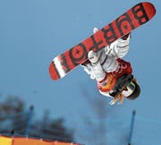 Chloe Kim, die Überfliegerin in der Halfpipe. (Bild: Fazry Ismail/EPA (Pyeongchang, 13. Februar 2018))
