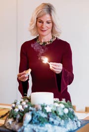 Marlies Schmidt-Aebi bringt Licht und Wärme in das Spital Grabs.