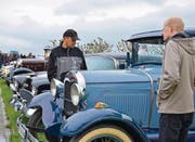Hunderte Oldtimer werden sich in den Arboner Quaianlagen ein Stelldichein geben. (Bild: Max Eichenberger)