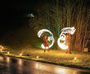 Auch in diesem Jahr wird am Stärnäwäg eine Feuershow das Publikum erfreuen. (Bild: Anastasia Kontoulis)