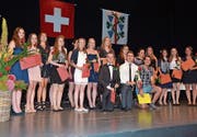 Sie erhielten eine LAP-Anerkennungsurkunde. (Bild: Werner Lenzin)
